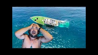 WE SUNK A BOAT Sailing vessel Delos Ep 213 [upl. by Dianthe]