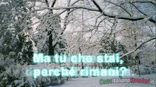 Fabrizio De André  Inverno Con Testo Lyrics HD [upl. by Soren940]