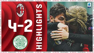 Highlights  AC Milan 42 Celtic  Europa League Matchday 5 [upl. by Curhan]