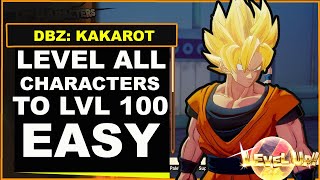 Dragon Ball Z Kakarot  How to Level Up Fast [upl. by Hines]