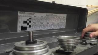 Changing Speeds on the Porter Cable Drill Press [upl. by Drageruaeb]