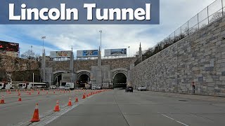 Driving thru Lincoln Tunnel to New York City Eastbound [upl. by Dnilasor678]