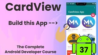 How to add click listener to Cardview  Android Tutorial 37 [upl. by Hurley]