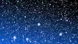 10 Hours Snow Falling Video amp Audio BLUE BG HD SlowTV [upl. by Laise]