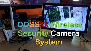 OOSSXX Professional Wireless Security Camera System Review [upl. by Grata]