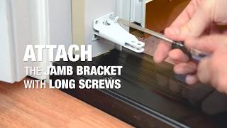 WRIGHT PRODUCTS  How to Install the EZHold Closer [upl. by Ahsinut]