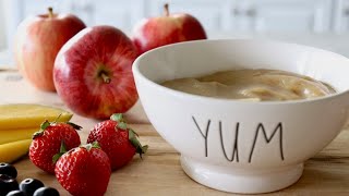 Homemade Applesauce Recipe no added sugar [upl. by Olmstead]