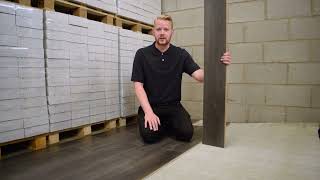 How to install laminate flooring using the UNICLIC system [upl. by Preuss]