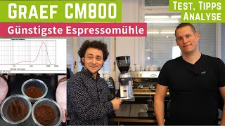 Graef CM800 Espressomühle  Günstig top Aber Qualität  Test amp Tipps [upl. by Klusek724]