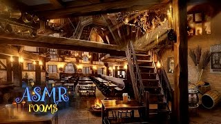 Harry Potter Inspired ASMR  ☼ Three Broomsticks Inn ♨  Hogsmeade Ambience  1 hour HD Cinemagraphs [upl. by Ronna]