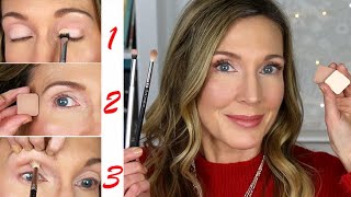 Makeup 101 for Mature Beginners  3Step Eyeshadow Tutorial [upl. by Idola603]