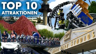 TOP 10 Fahrgeschäfte im Movie Park Germany 🇩🇪 [upl. by Sineray637]