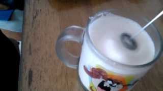 Aerolatte Review Frothing Cold Milk In Under 1 Minute [upl. by Tedd]