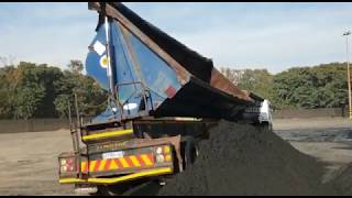 34 Ton Side Tipper In Action 3 Start A New Trucking Business Tel 011 763 8111 Ref EmpisaOnline [upl. by Mannuela]