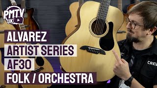 Alvarez Artist AF30 FolkOrchestra Acoustic  Overview amp Demo [upl. by Grosberg]