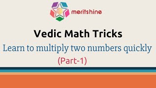 Learn to multiply two numbers quickly  Vedic Maths tricks [upl. by Rimidalv]