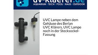 UVC Lampe wechseln  Anleitung in 5 Schritten [upl. by Nnahtebazile]