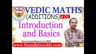 Additions Basics  Vedic Maths  01 [upl. by Accebber]