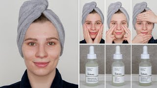 How to use The Ordinary Hyaluronic Acid Buffet MultiPeptide  HA Serum Niacinamide  Moisturizer [upl. by Cita]