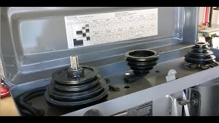 Drill Press Setup P1 Intro and Belt amp Pulley Adjustments [upl. by Ailedua]