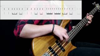 Black Sabbath  NIB Bass Cover Play Along Tabs In Video [upl. by Yelhsa]