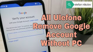 Ulefone Note 6P FRP Bypass Android 11 Remove Google Account Without PC 2023 [upl. by Cordy]