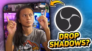 How To Make DROP SHADOWS in OBS Plus Rounded Corners [upl. by Tracey]