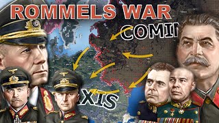 Can Rommel win WW2  Hoi4 Timelapse [upl. by Etam123]