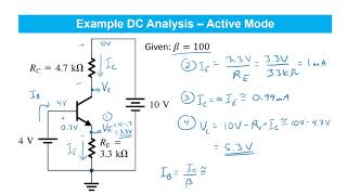 43 BJT Circuits at DC [upl. by Trevlac]