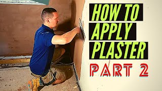 How To Apply Plaster Flat IN DEPTH TUTORIAL [upl. by Ivens349]