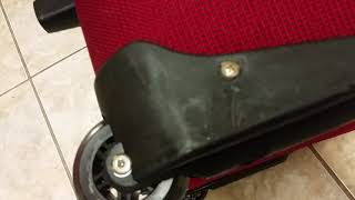 Samsonite wheel and housing fix [upl. by Iras]