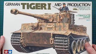 Tamiya 135 German Tiger I Mid Production  Kit Review [upl. by Emery966]