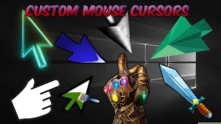 How To Install amp Use Custom Mouse Cursor Schemes Updated Video in Description [upl. by Aleusnoc]