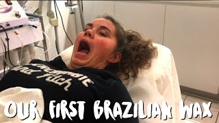 FIRST BRAZILIAN WAX EXPERIENCE  WARNING LANGUAGE [upl. by Tybi]