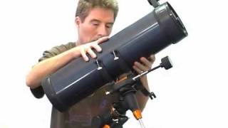 Setting Up Celestron AstroMaster 130 EQ Telescope [upl. by Suiluj]