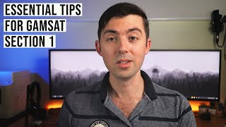 Must have tips for mastering GAMSAT Section 1 [upl. by Anauqaj]