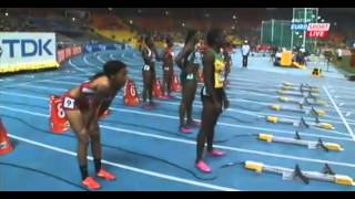 2013 IAAF World Championships women 100m dash FINAL [upl. by Giverin107]