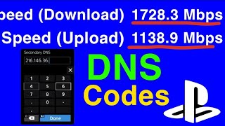 PS4 FASTEST DNS SERVERS  4X Speed WiFi and LAN CABLE [upl. by Ladew863]