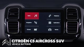 Citroën C5 Aircross SUV  Vehicle Buttons [upl. by Cardwell]