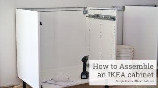 How to Assemble an IKEA SEKTION Base Cabinet [upl. by Ahsiekam]