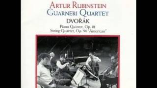 Dvorak Piano Quintet in A Opus 81 Rubinstein Guarneri Quartet 1971 [upl. by Nettie488]